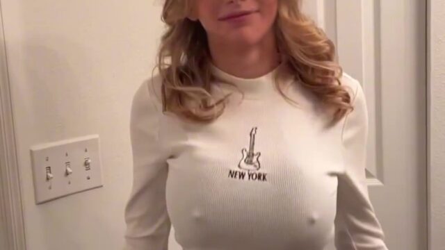 Zooe Moore  video showing off her nipples!!!