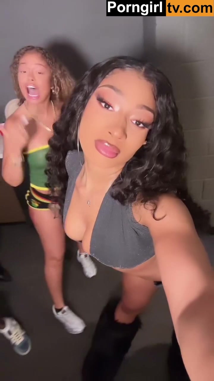 Megan Thee Stallion  video showing off her big breasts!