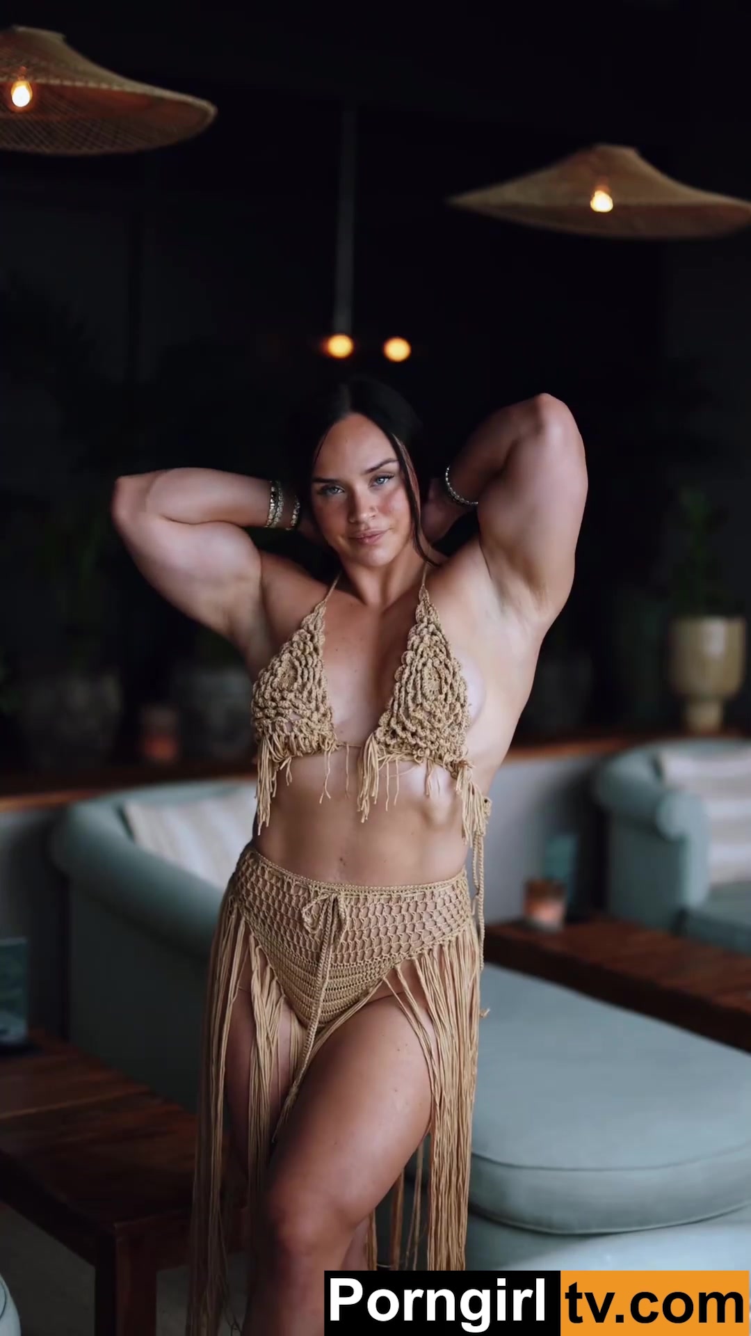 Melinda Lindmark showing off her big breasts video !!!