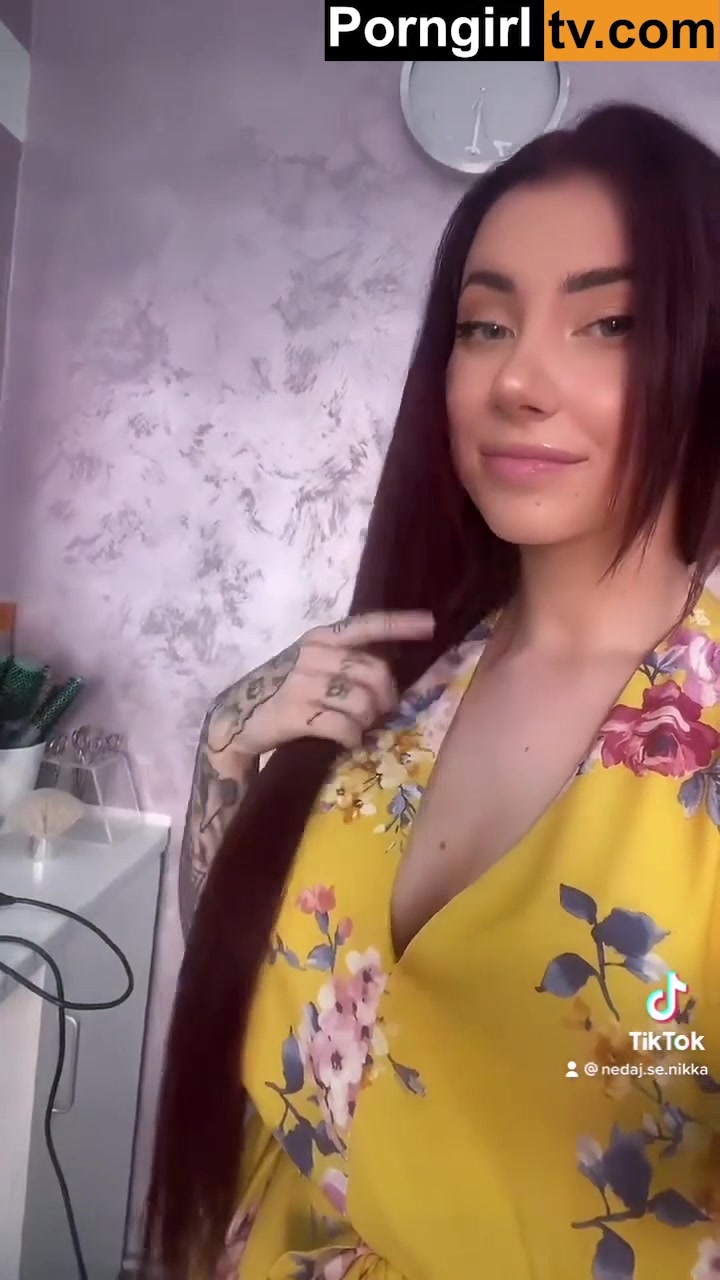 Nika Ilcic – beautiful angel showing off her big breasts…