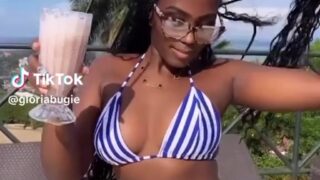 Gloria Bugie nude showing off her big boobs!!!