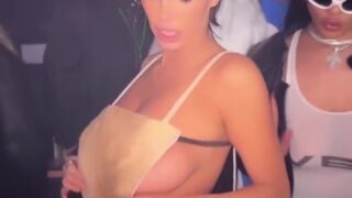 Bianca Censori  nude video showing off her topless!!!