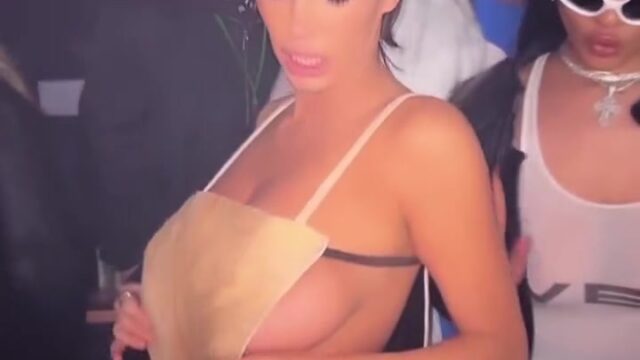 Bianca Censori  nude video showing off her topless!!!