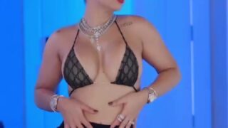 Vitaly Sanchez nude showing off her big breasts!!!